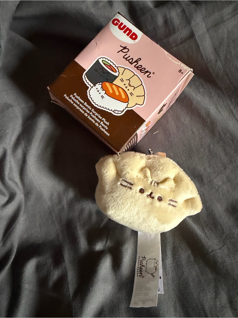Pusheen Bento Surprise Plush Keychain - DUMPLING / GYOZA (Gund)
